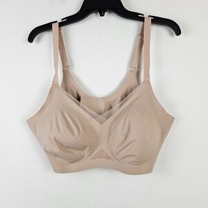 Honey Love Bra XL Cross Over Sand Beige Mesh Neutral